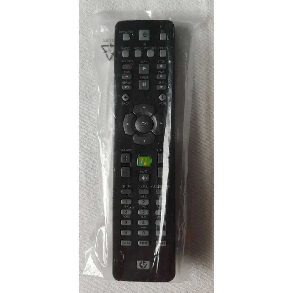 HP 5069-8344 Media Center Remote Control Carbon/Black New #3969